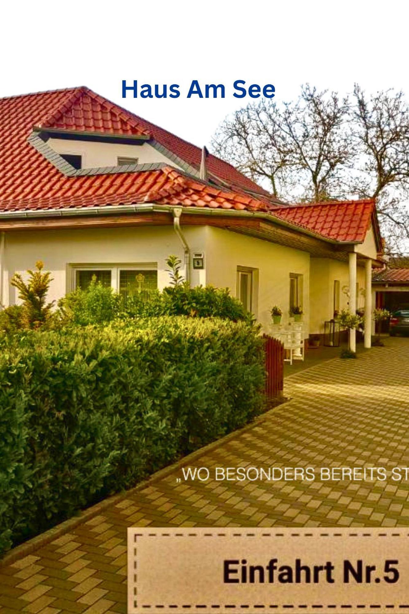 Haus Am See Bernburg Exterior photo